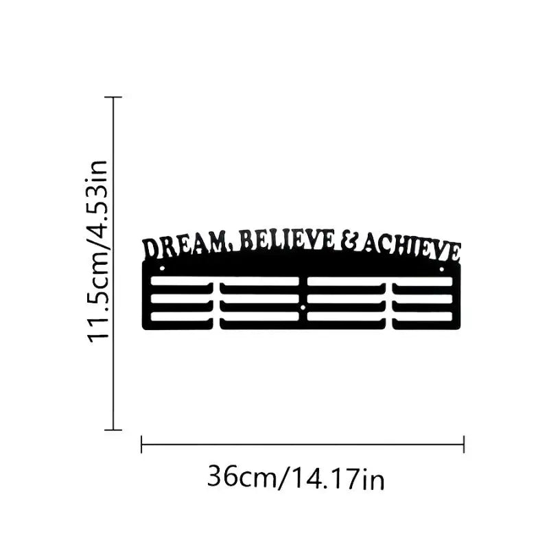 Marathon Medal Hanger Rack | Sports Display Organizer Medal Display Rack Qme A4