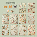 Vintage Distressed Floral Scrapbook Paper | Junk Journal Scrapbook Paper Qme A