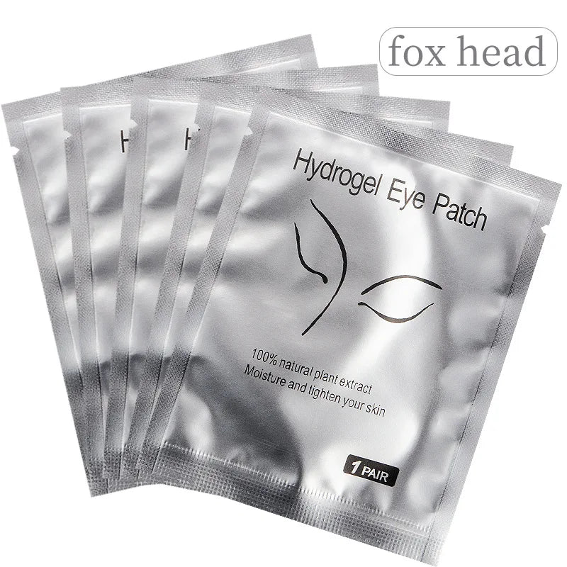 50 Pairs Hydrogel Eye Pads for Eyelash Extensions – Lint Free Eyelash Extension Pads Qme 50PCS Fox Herd China Mainland