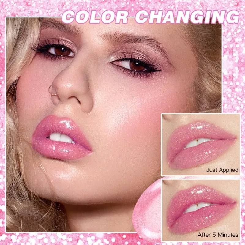 Shining Jelly Lipstick | Color-Changing Hydrating Lip Stick Color-Changing Lipstick Qme