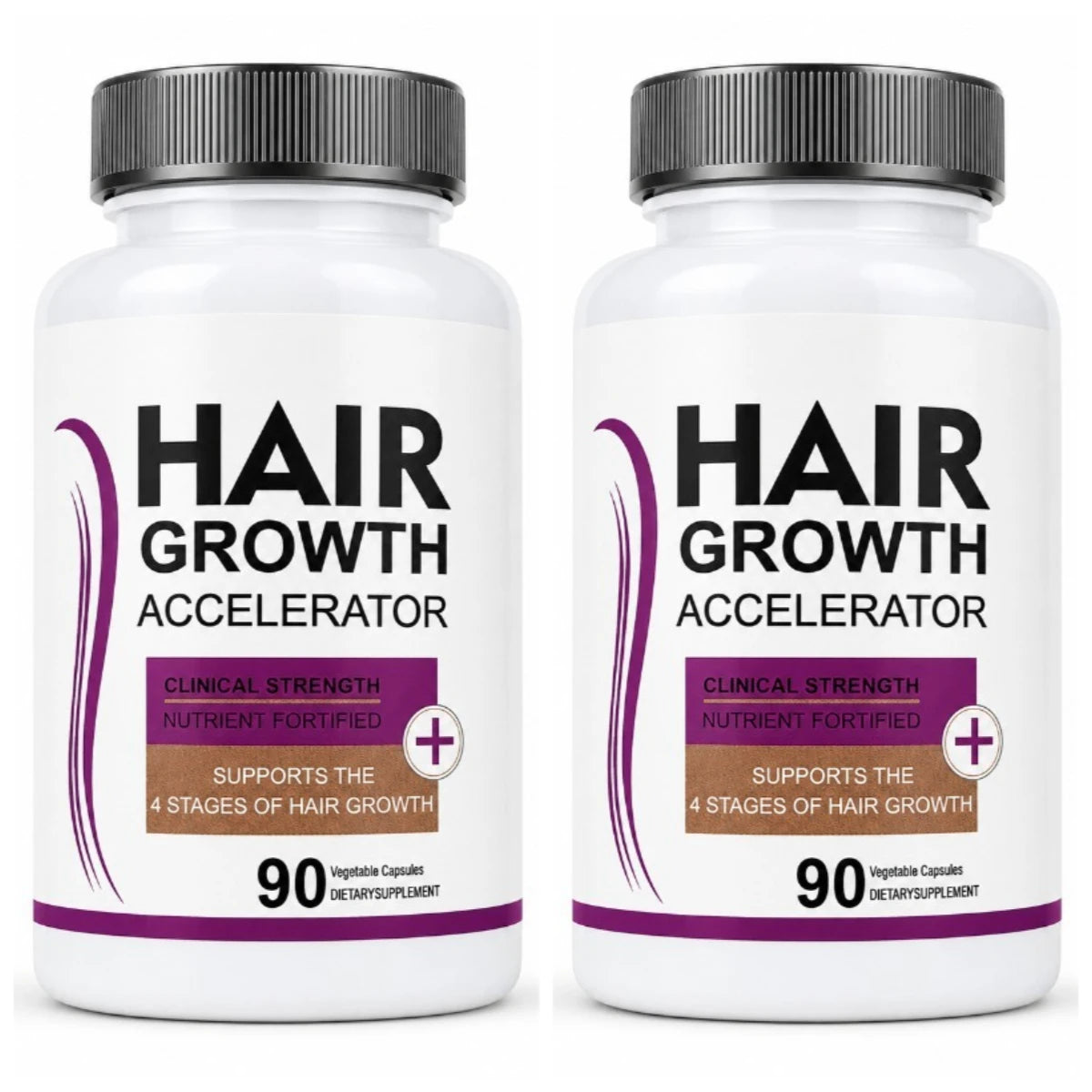 Hair Growth Support Capsules – Biotin, Collagen & Vitamins 90ct Hair Growth Supplement Qst 2 bottles