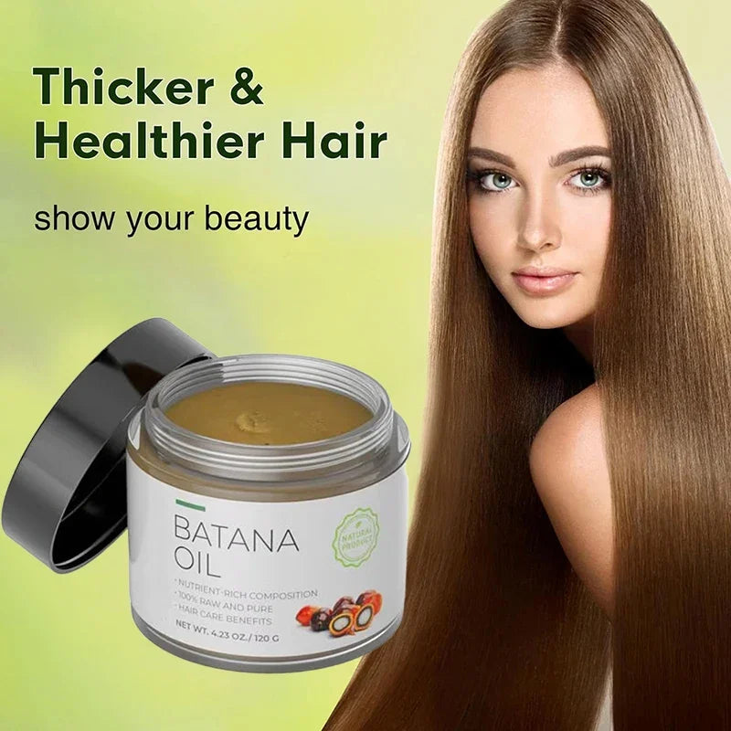 Raw Batana Oil – 100% Natural Hair Growth Oil for Men & Women Natural Hair Oil Qme
