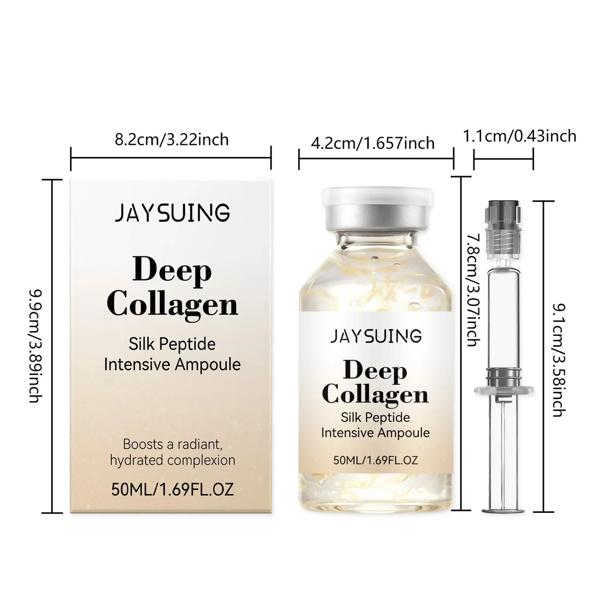 Collagen Silk Peptide Ampoule – Lifting & Firming Skin Serum Skin Firming Ampoule Qme