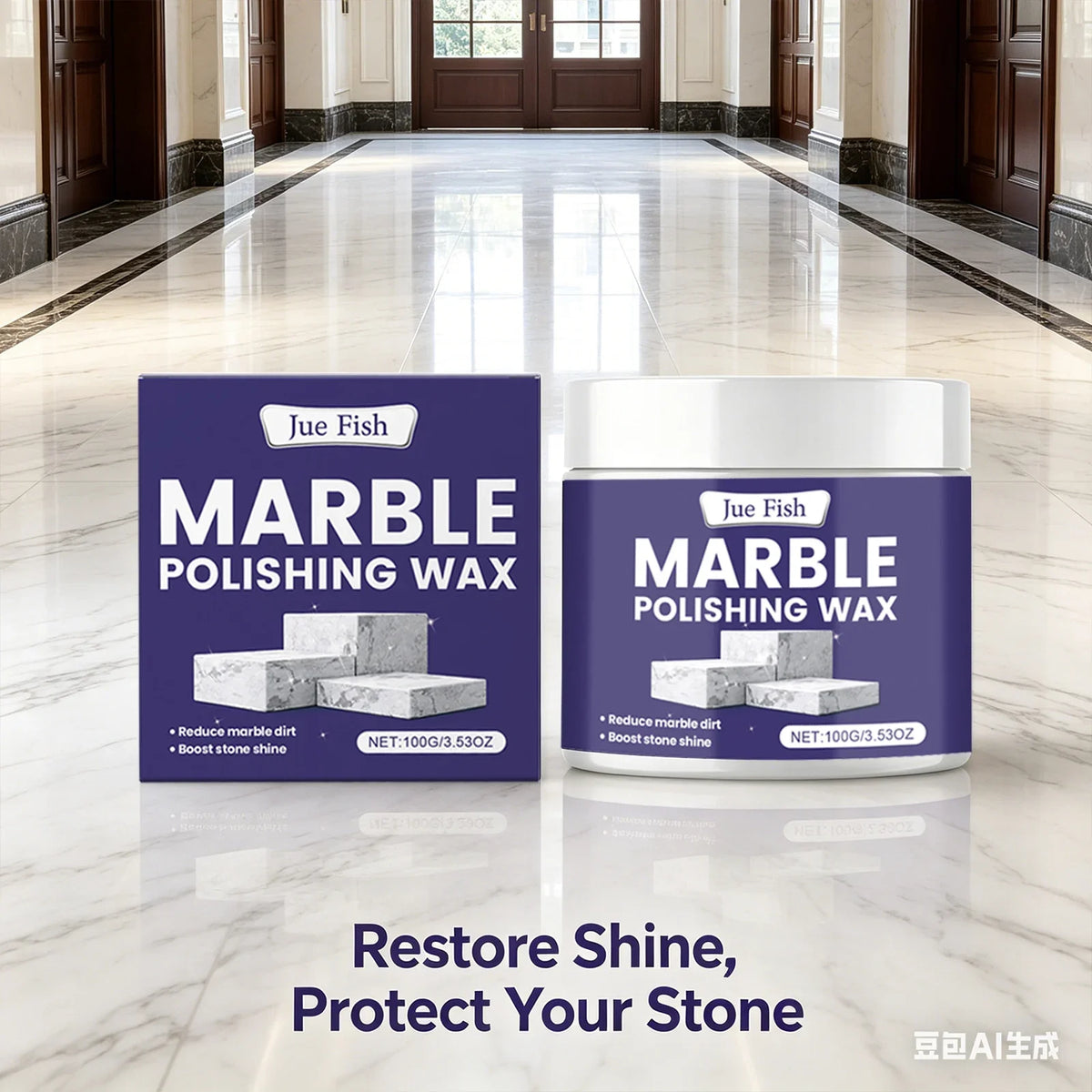 Marble Polishing Wax – Clean, Shine & Protect Stone Surfaces Marble Polishing Wax Qme