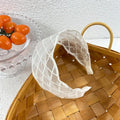 Elegant White Lace Headband for Women & Kids – Hair Hoop Lace Headband Qst B