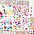 Self-Adhesive Rhinestone Stickers – Colorful Acrylic Gemstone DIY Rhinestone Craft Stickers Qme 13 pages of stickers