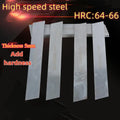 HSS 4341 Steel Carving Blade Blank 5mm×200mm HRC64-66 DIY Knife Blade Blank Qst 5x10x200