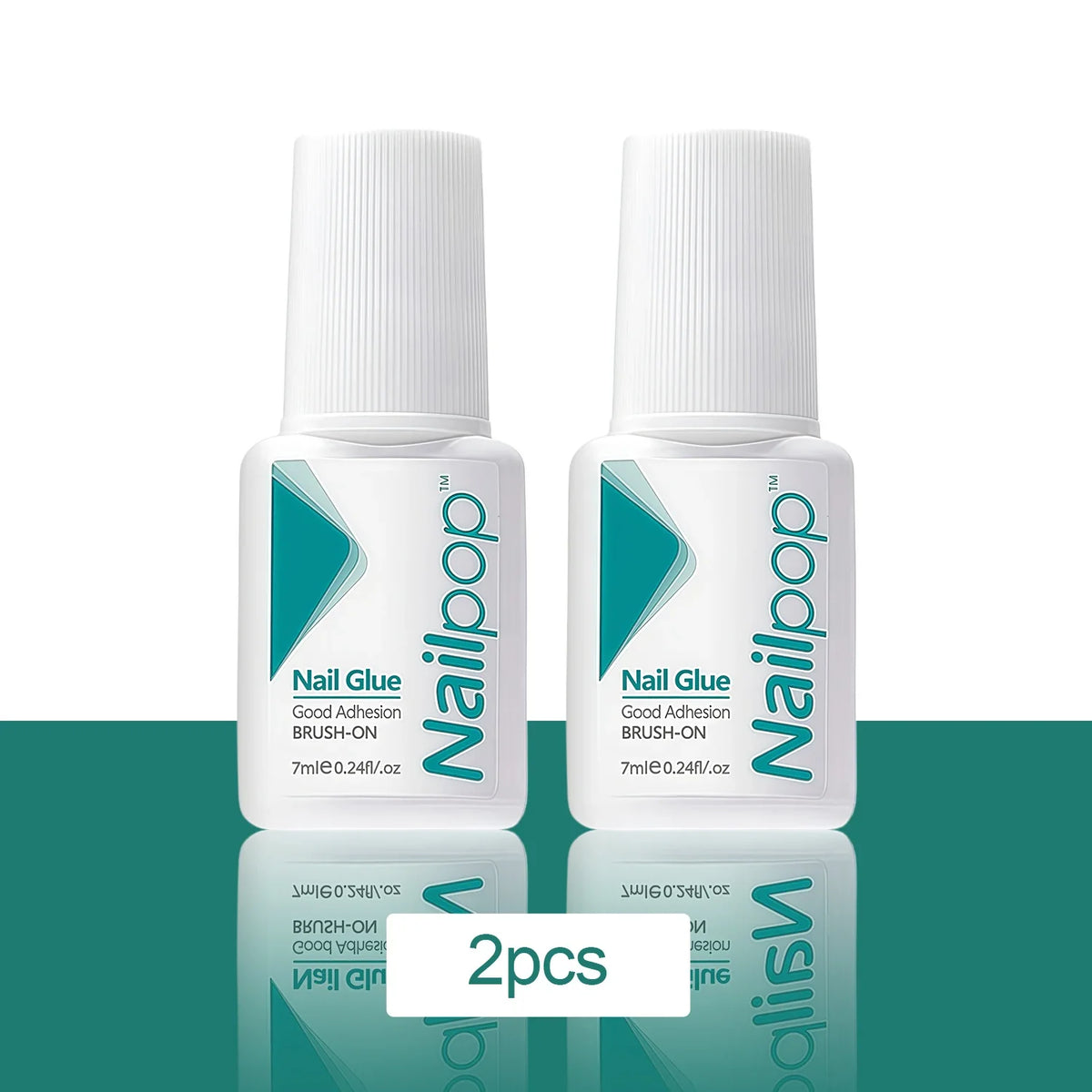 Nailpop Nail Glue – Strong Fast-Drying Adhesive 7ml (2 or 5pk) Nail Glue Adhesive Qme nail glue 2pcs