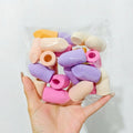 Mini Beauty Sponges Set – 10Pcs Mixed Shapes & Colors Makeup Sponge Set Qme 10Pcs