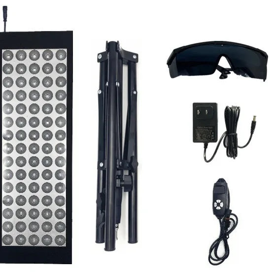 Red Light Therapy Lamp 660nm 850nm Near Infrared | Adj. Stand Red Light Therapy Lamp Qst Dual Chip Lamp