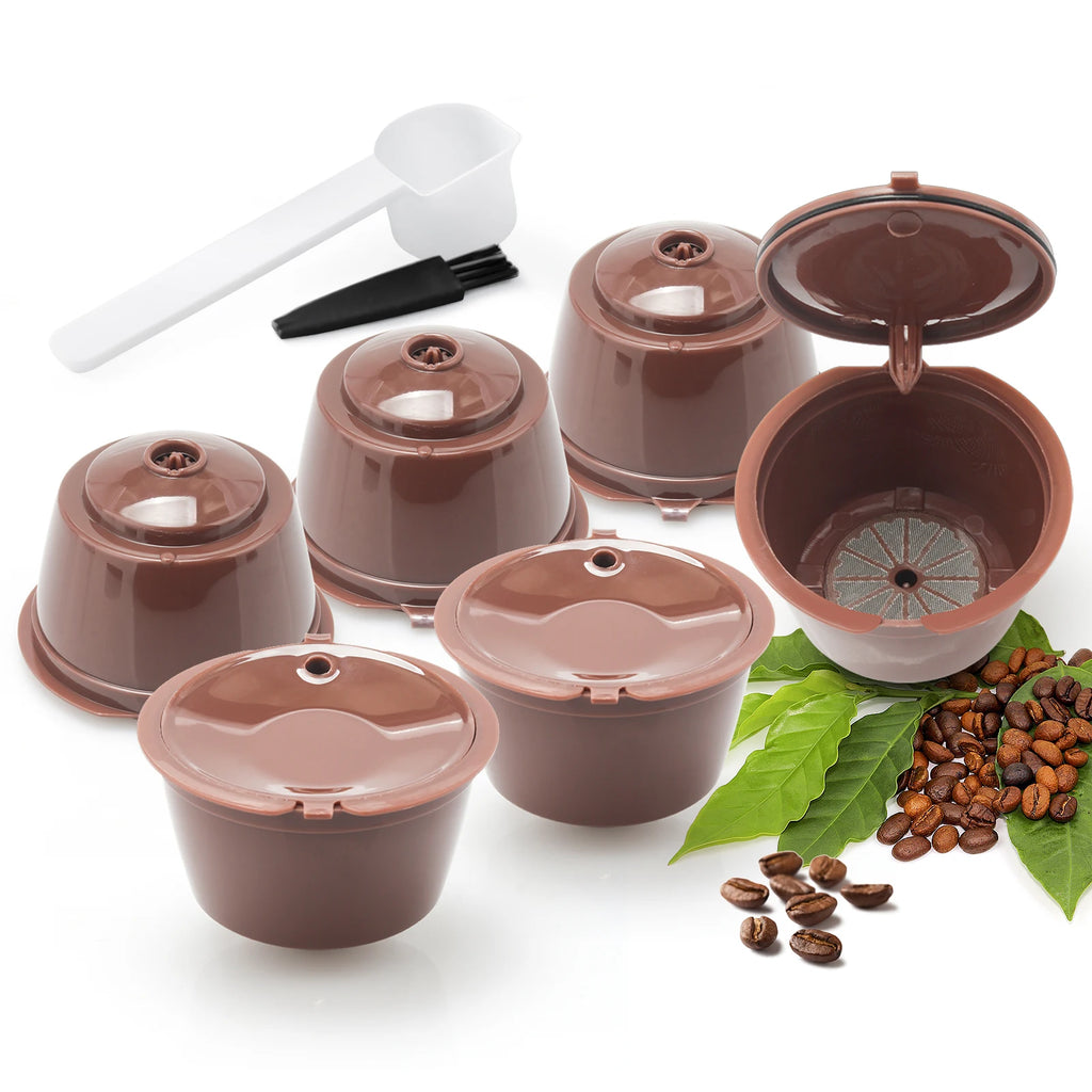 Reusable Dolce Gusto Coffee Capsules – Refillable Pod Kit Refillable Coffee Pods Qst 1pcs