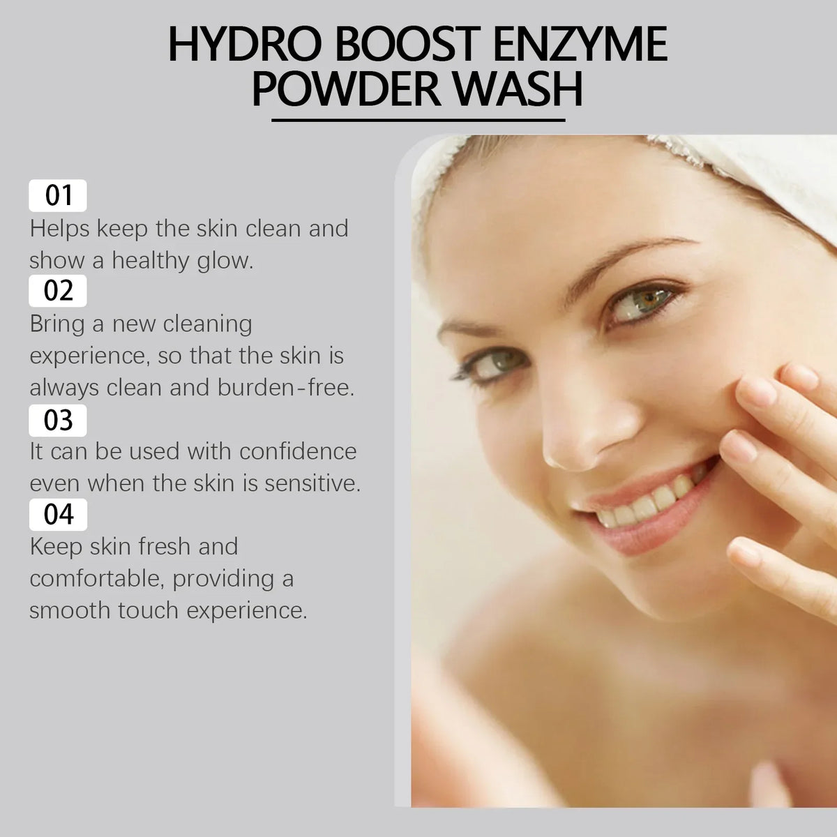 Qme Enzyme Face Powder Wash – Oil Control & Pore Clean Enzyme Face Cleanser Qme