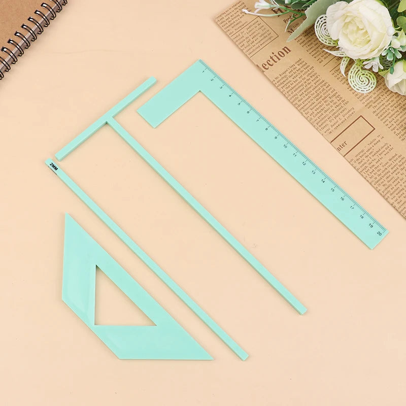 Plastic Positioner Ruler – Bookbinding & Scrapbooking Tool Bookbinding Ruler Tool Qst