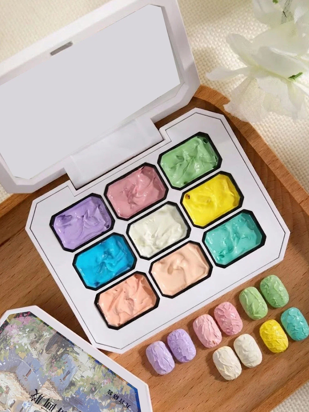 9-Color Macaron UV Gel Nail Polish Set – Gradient Blush Art UV Gel Nail Polish Qme