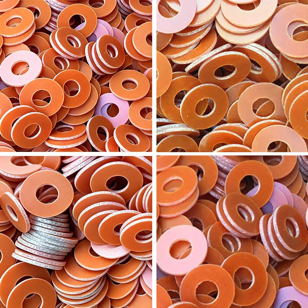 Phenolic Tattoo Machine Coil Core Washers 100pcs Spare Parts Tattoo Machine Parts Qme