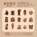 Undead Skeleton PET Stickers – Scrapbooking, Journal & Planner Decorative Stickers Qme C