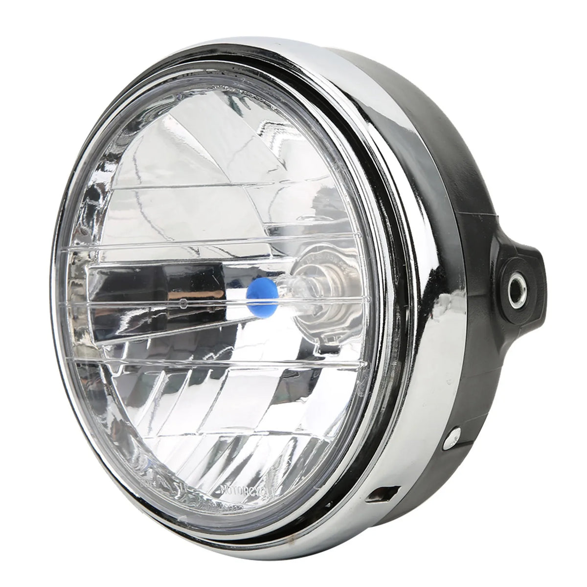 Retro Motorcycle Headlight 7" – CB400, Hornet, VTEC Fitment Motorcycle Headlight Qst WHITE