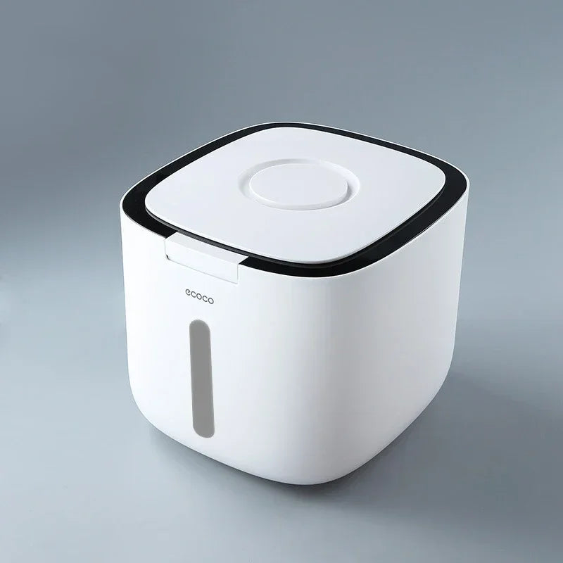Nano Bucket Rice Storage Container Flip Lid Food Bin Rice Storage Container Qme