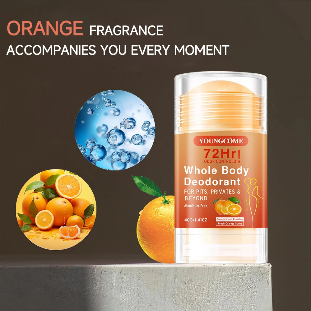 YOUNGCOME 72-Hour Body Deodorant Stick – Unisex, Long-Lasting Deodorant Stick Qst