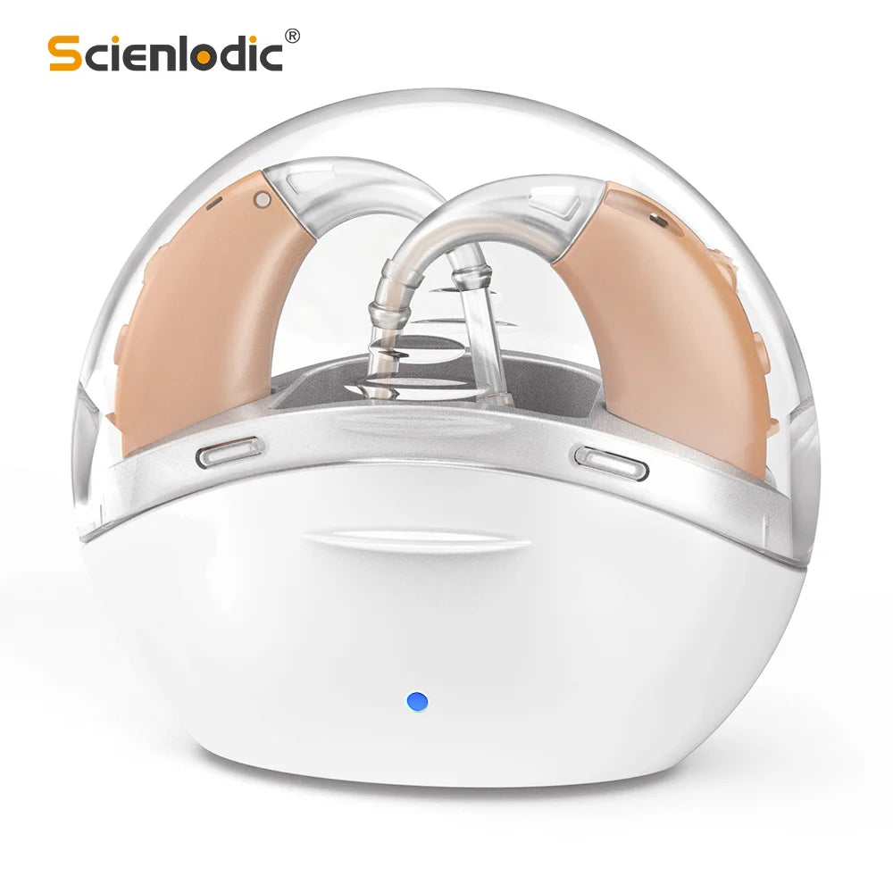 XceeFit Rechargeable BTE Digital Hearing Aid – 2-Piece Set BTE Hearing Aid Qst