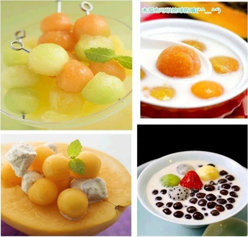 Stainless Steel Ice Cream Scoop & Fruit Spoon | Kitchen Tool Kitchen Scoop Tool Qst