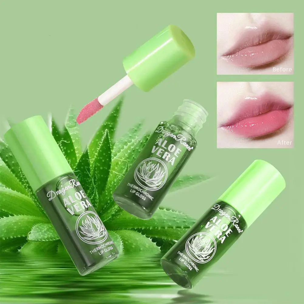 Aloe Vera Color-Changing Lip Balm Jelly – Moisturizing Tint Color-Changing Lip Balm Qme