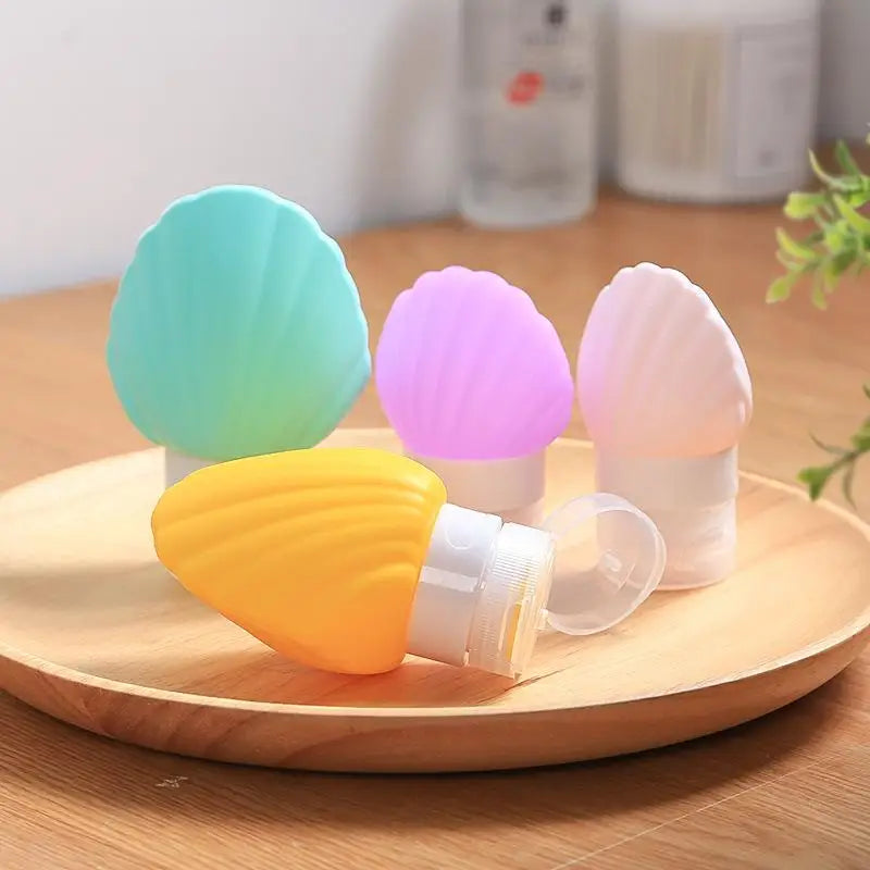 Silicone Travel Bottles – Leakproof Refillable Cosmetic Set Refillable Travel Bottles Qme