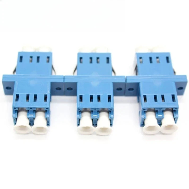 LC-LC Duplex Single Mode Fiber Optic Flange Coupler Connector Fiber Optic Coupler Qme