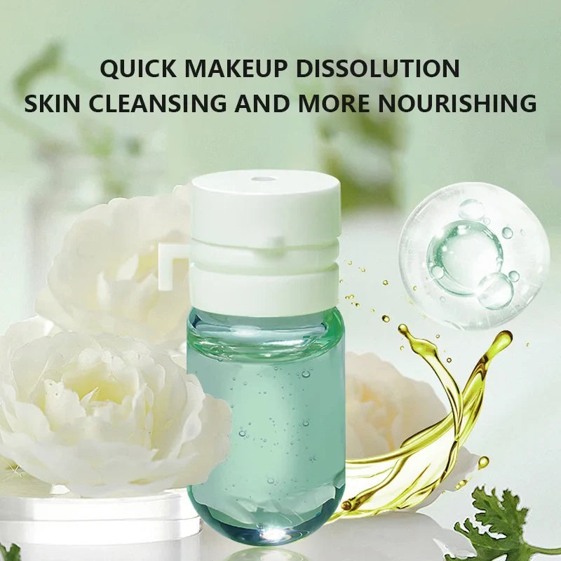 Capsule Cleansing Makeup Remover Oil | Emulsified, Travel-Ready Cleansing Oil Capsules Qme
