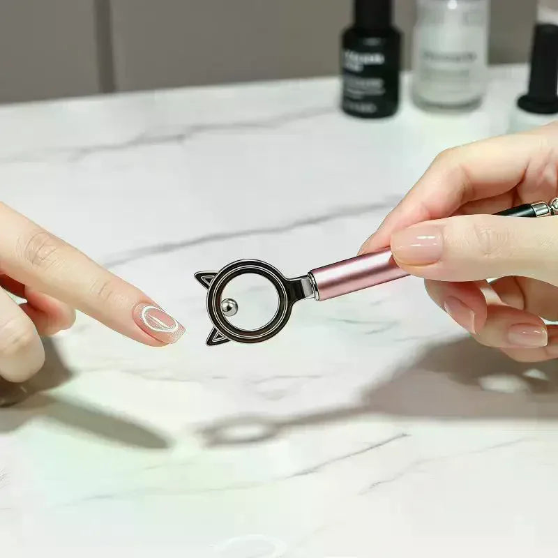 Cat Eye Nail Magnet – 3-Second Black Hole Effect DIY Tool Nail Art Magnet Qme