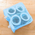Mesh Laundry Bag for Bras, Shoes & Delicates | Built-In Divider Mesh Laundry Bag Qme Blue