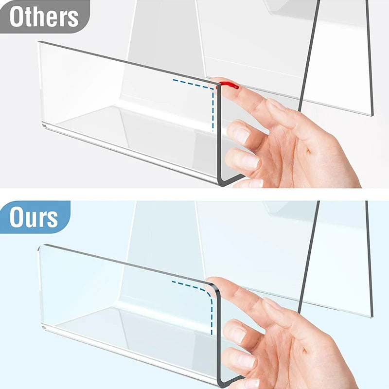 Clear Acrylic Comic Book & Magazine Display Stand Holder Acrylic Display Stand Qst