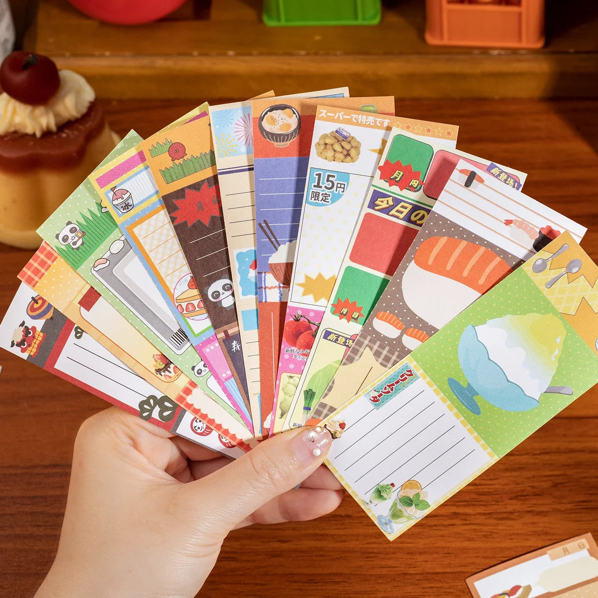 Showa Theme Die Cut Sticker Book – 20 Pcs Scrapbooking Decorative Sticker Book Qme