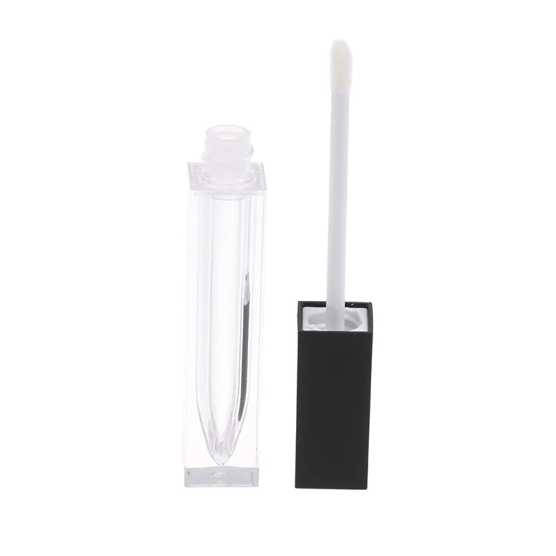 7ml Empty Lip Gloss Tubes – Refillable DIY Cosmetic Containers Lip Gloss Container Qst Black