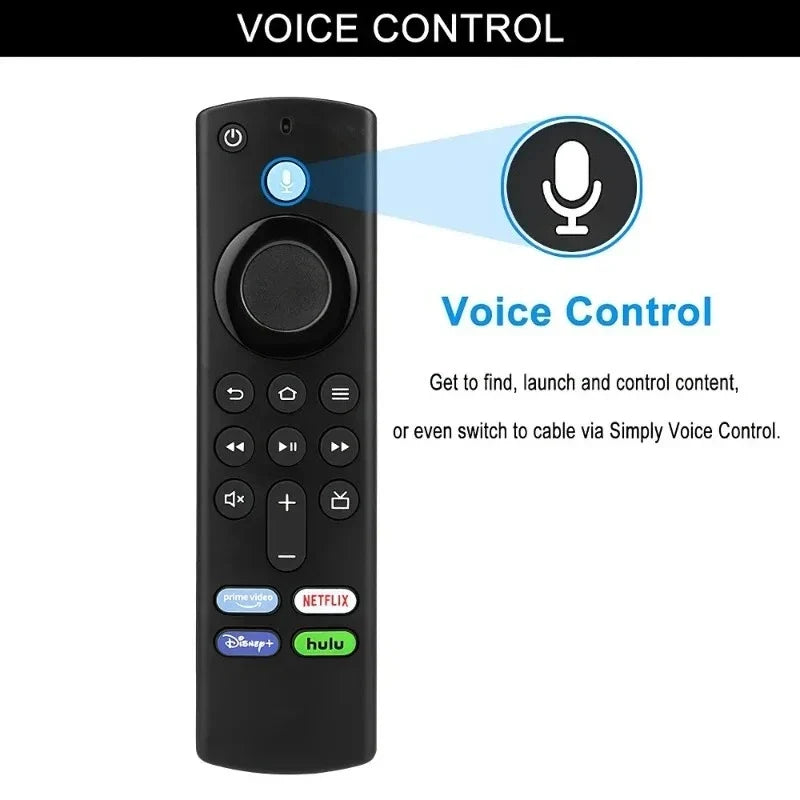 Voice Remote Replacement for Fire TV Stick L5B83G | Qme TV Remote Control Qme