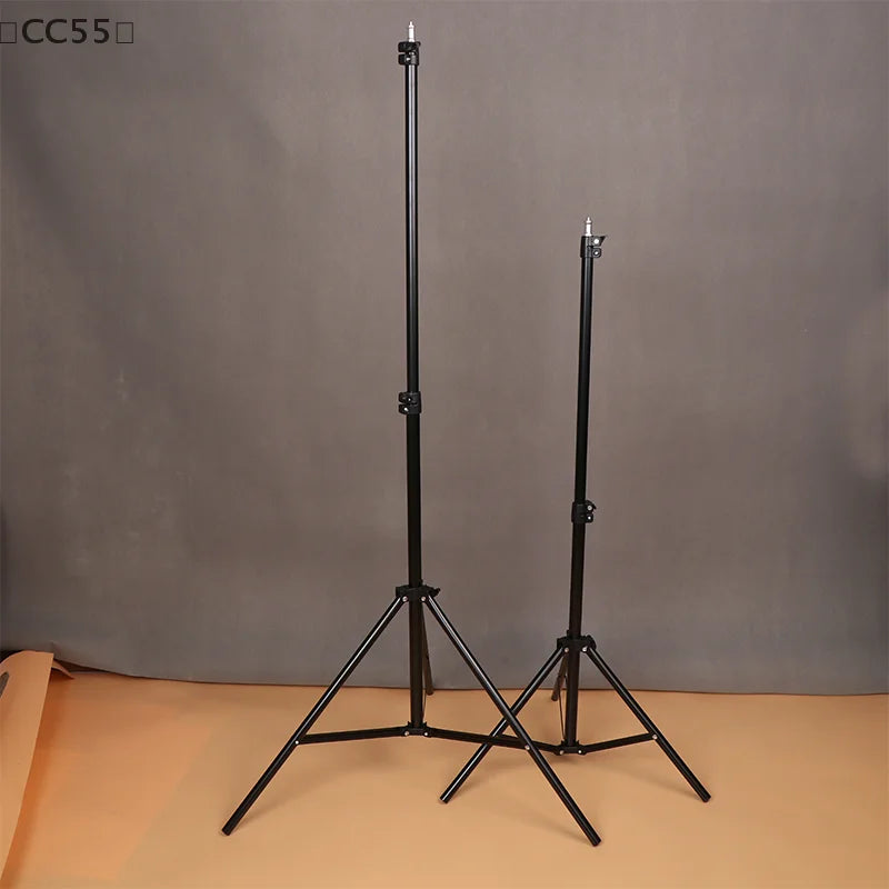 Heavy Duty Aluminum Light Stand Tripod 1.6M/2.1M Photo Studio Light Stand Tripod Qst