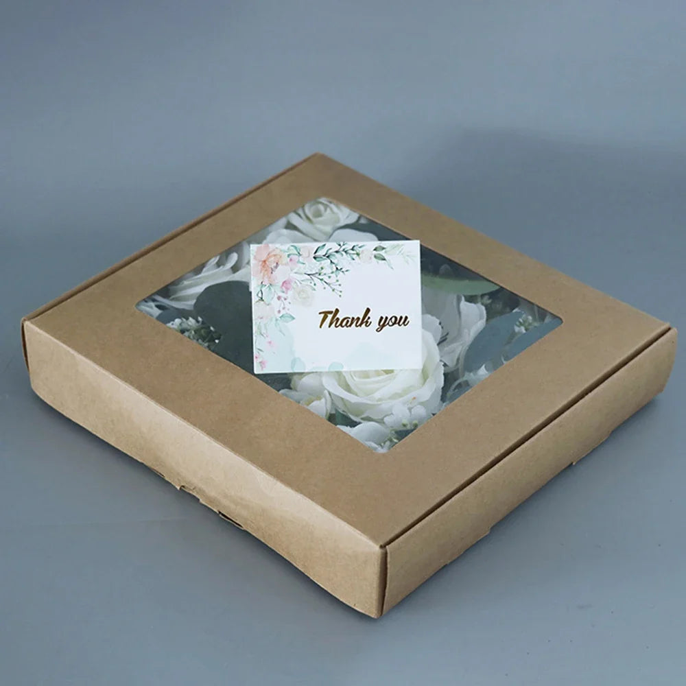 Silk Flower Box – Wedding, Proposal & Birthday Home Decor Artificial Flower Box Qme