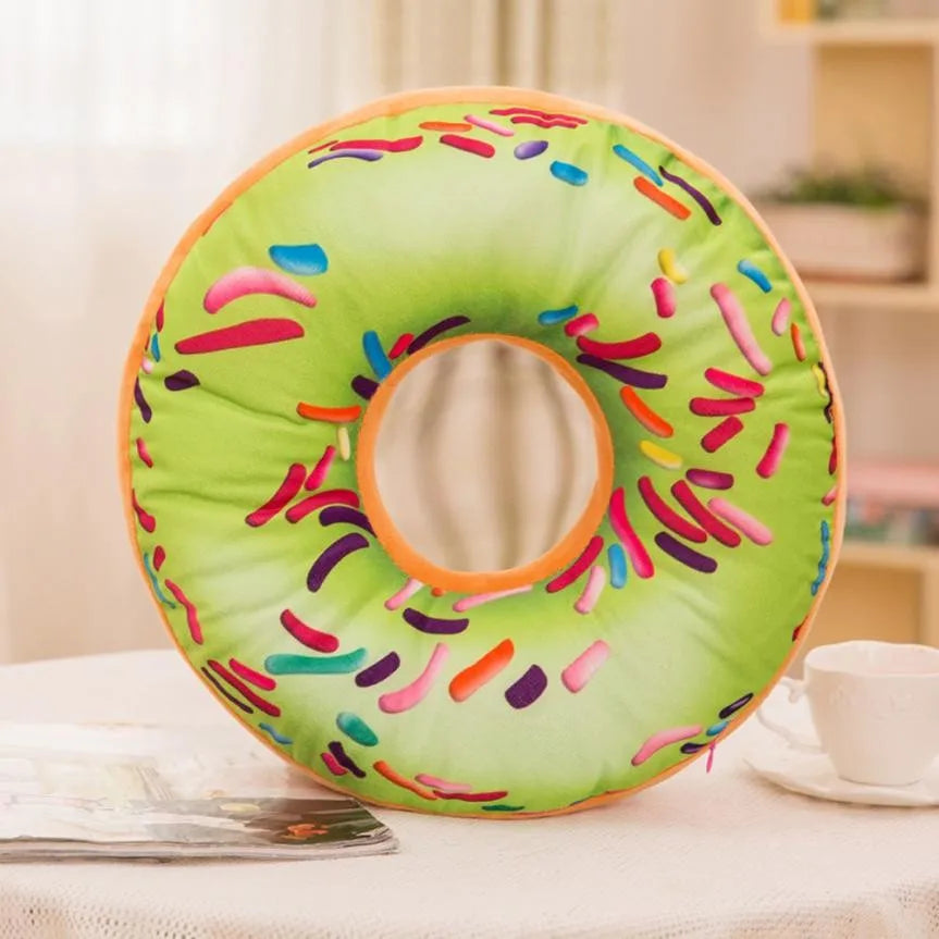 Cute Plush Round Stuffed Pillow Cushion – Soft 40cm Cotton Plush Stuffed Cushion Qme
