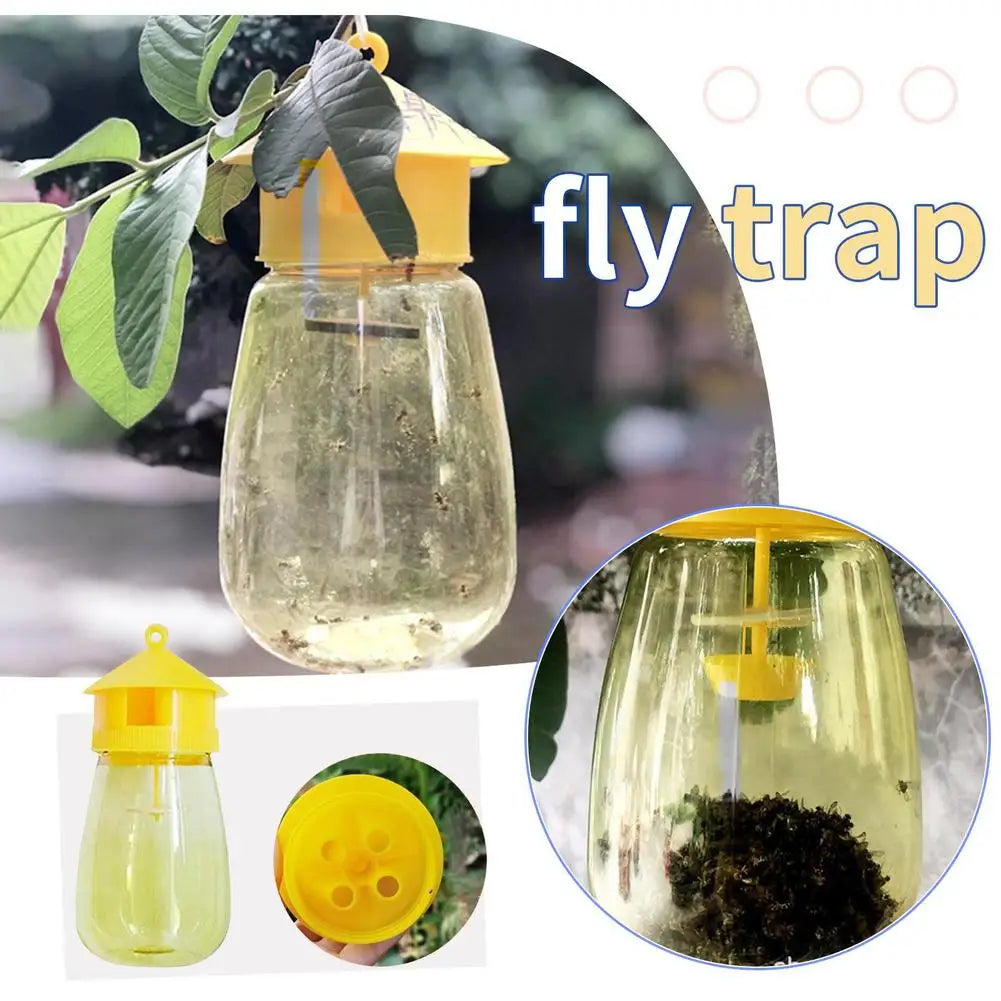 Yellow Fruit Fly Trap – Drosophila Catcher for Home & Orchard Insect Fly Trap Qme