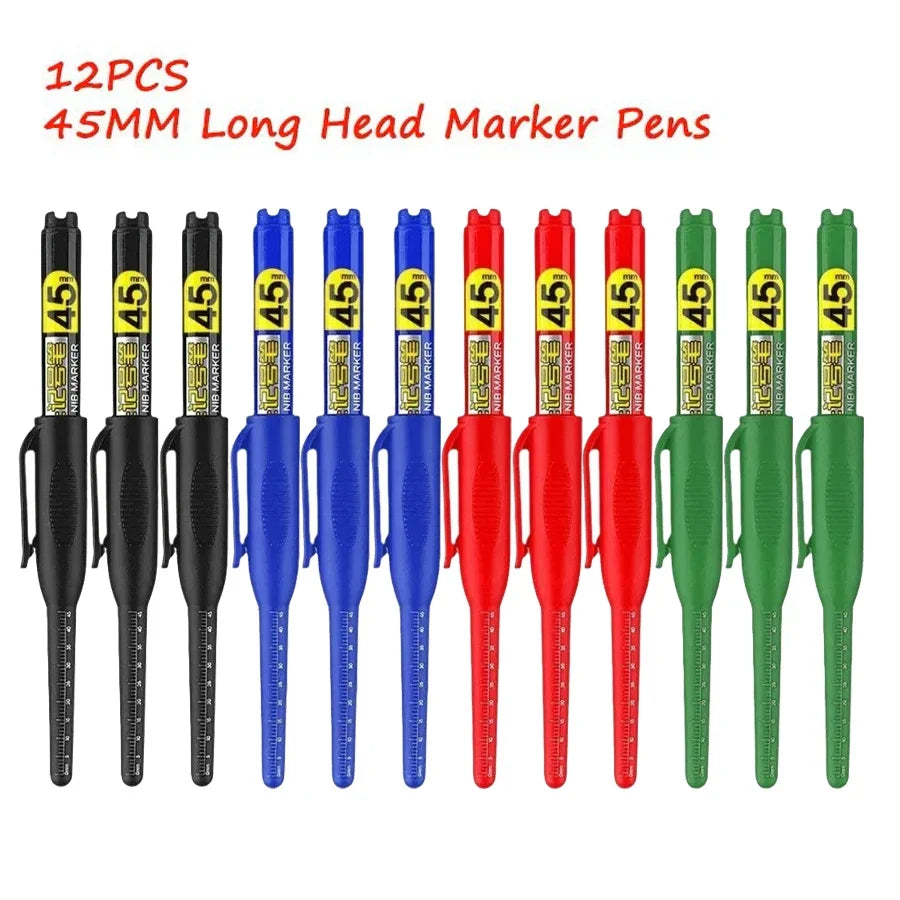 Oil-Based Long Nib Marker Pens for Woodworking & Ceramics Woodworking Marker Pens Qme