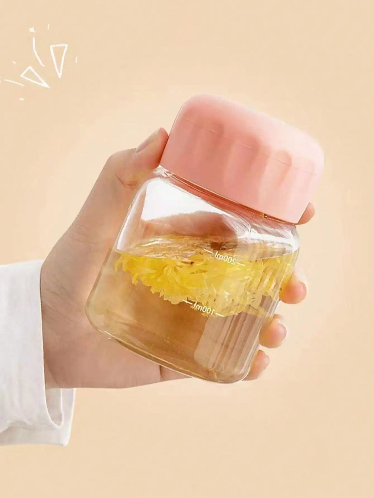 Chubby Mini Glass Cup – Cute Portable Coffee & Milk Cup Mini Glass Cup Qme