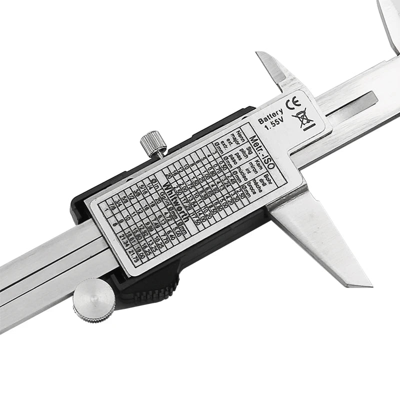 Digital Caliper 6" 150mm Stainless Steel Vernier Measuring Tool Digital Caliper Qst