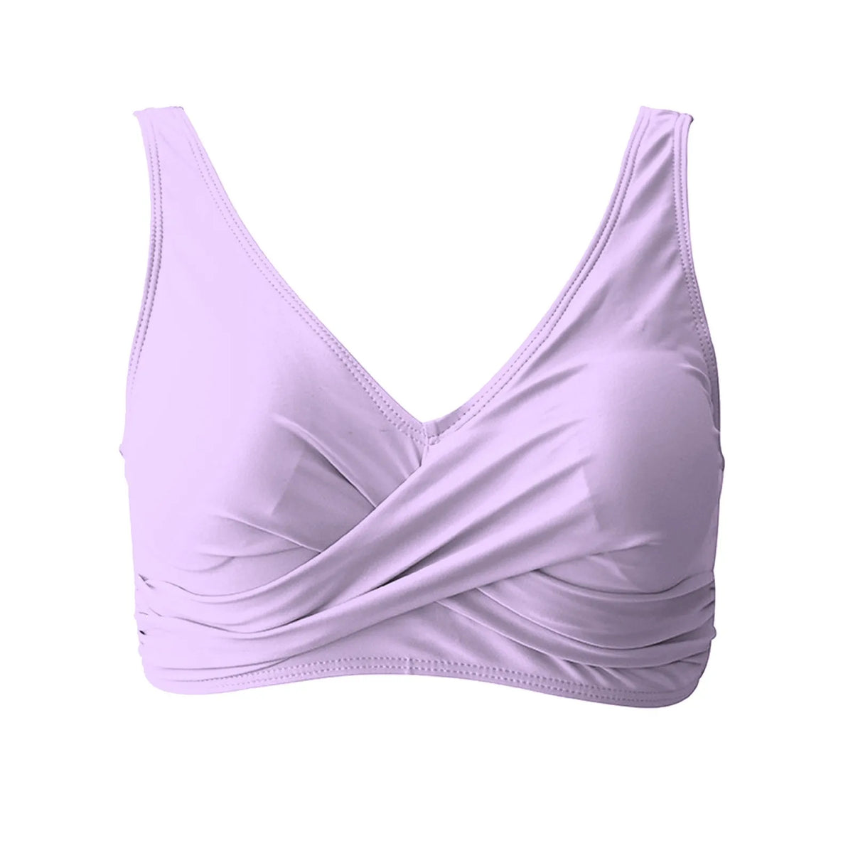 Women's Bikini Swim Top – Tummy Coverage | 12 Colors Bikini Swim Top Qme