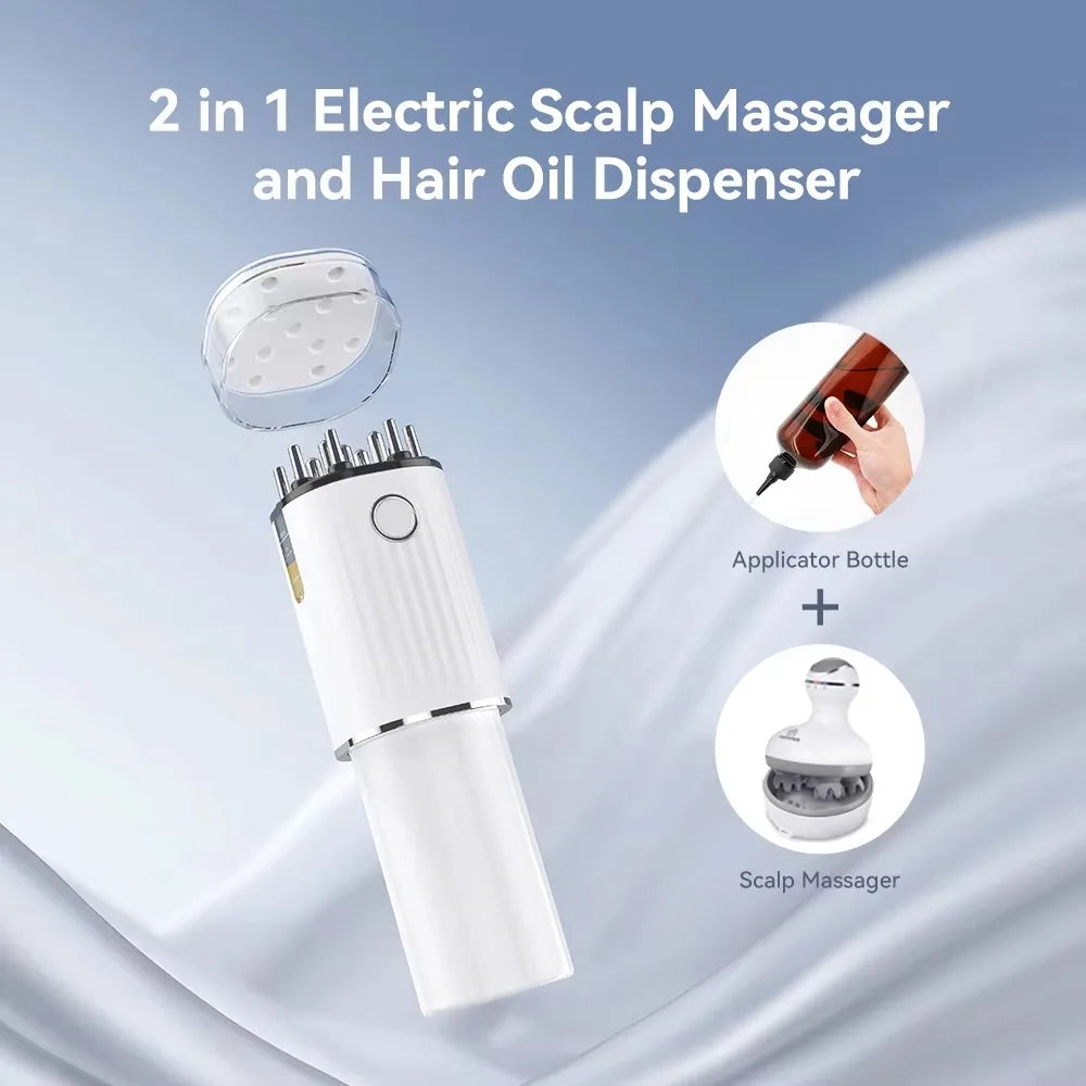 Vilnason 3-in-1 Electric Hair Oil Applicator & Scalp Massager Scalp Massager Applicator Qst