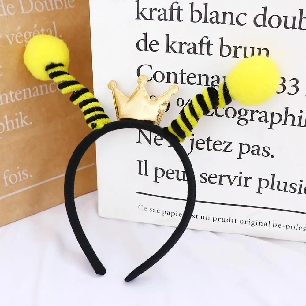 Kids Bee Cosplay Headband – Novelty Simulation Food Hair Hoop Novelty Kids Headband Qme