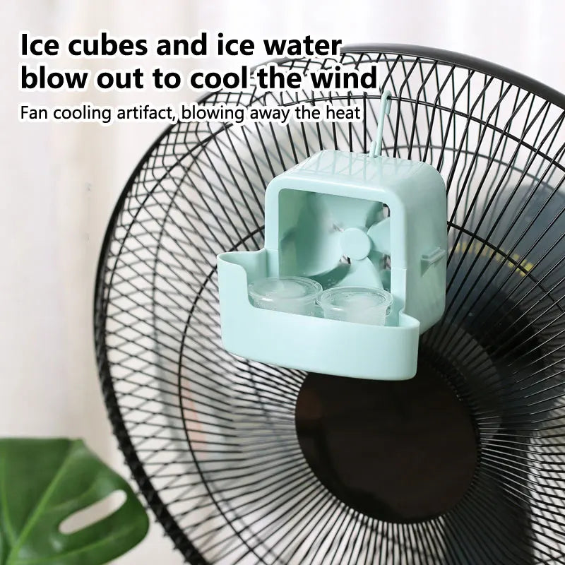 Clip-On Fan Humidifier Cooler with Ice Box – Home & Dorm Clip-On Cooling Fan Qst