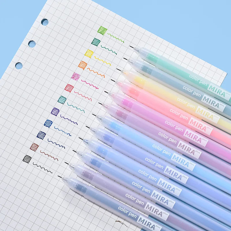 Kawaii Candy Gel Pens & Refills – 12-Box Multicolor Set Gel Pen Set Qme