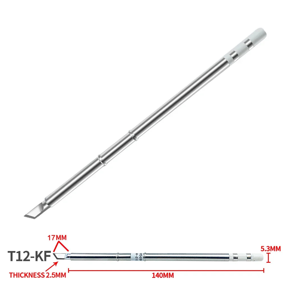 Lefavor T12 Soldering Iron Tips for FX951 FX-952 Station Soldering Iron Tips Qme