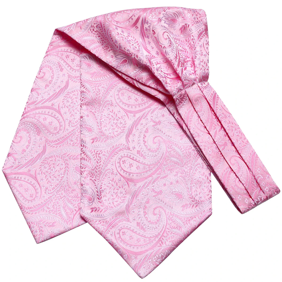 Hi-Tie Men's Ascot Cravat Pocket Square & Cufflinks Set Ascot Cravat Set Qme