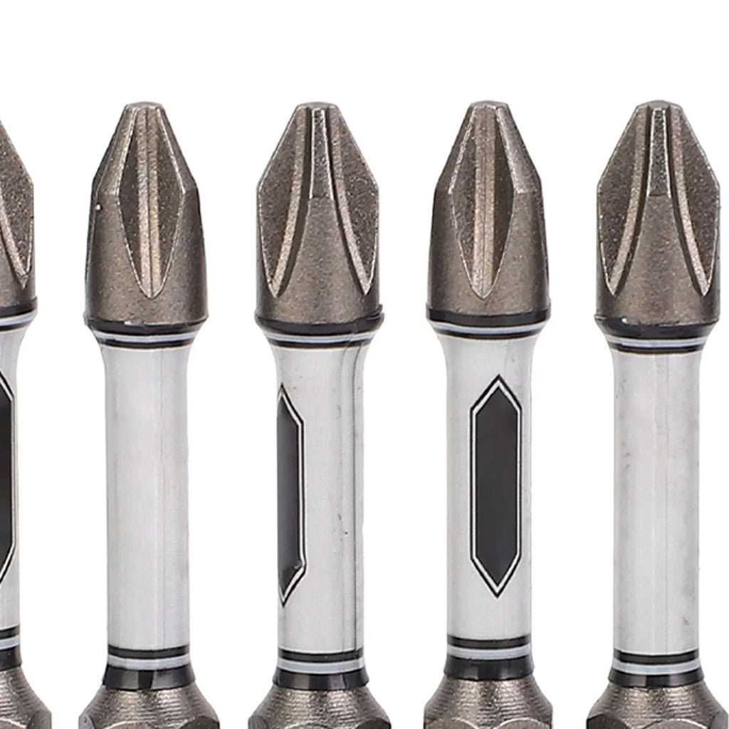 30-Pc Impact Screwdriver Bit Set | D2 Steel Magnetic Hex Shank Screwdriver Bit Set Qme